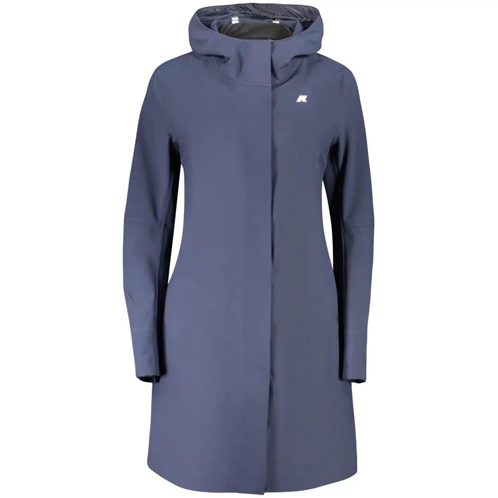 K-WAY K-WAY Blue Polyester Women's Jacket