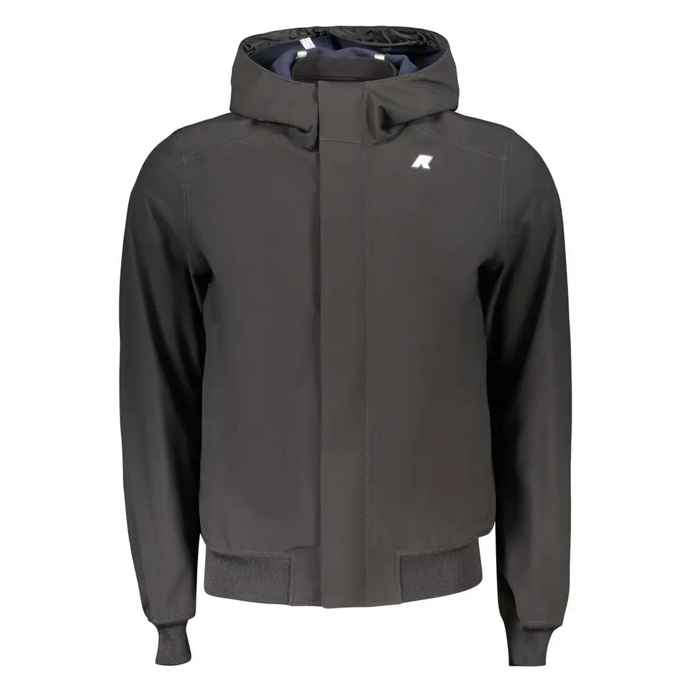 K-WAY K-WAY Black Polyester Men's Jacket