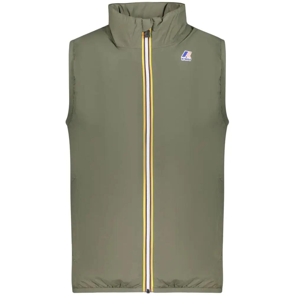 K-WAY Verde Poliammide Men's Outerwear