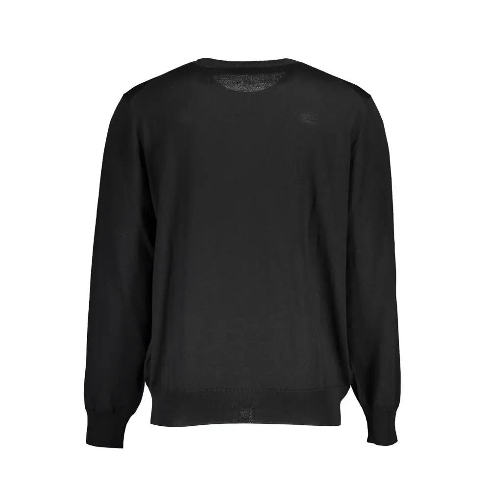 K-WAY Black Wool Mens Sweater