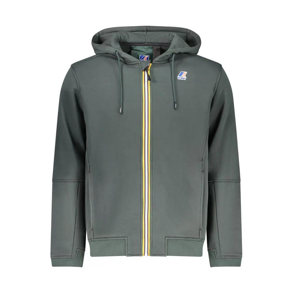 K-WAY Green Polyester Menswear Sweatshirt