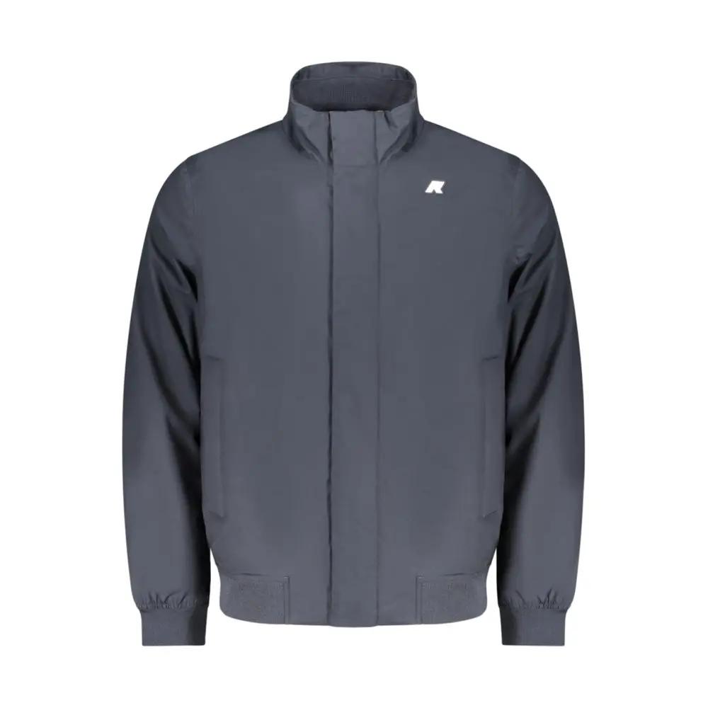 K-WAY K-WAY Blue Polyester Men's Jacket