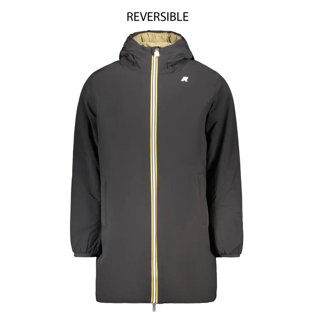 K-WAY K-WAY Black Nylon Men's Jacket