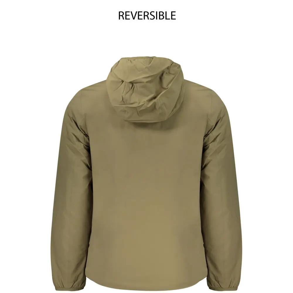 K-WAY K-WAY Green Nylon Men's Jacket