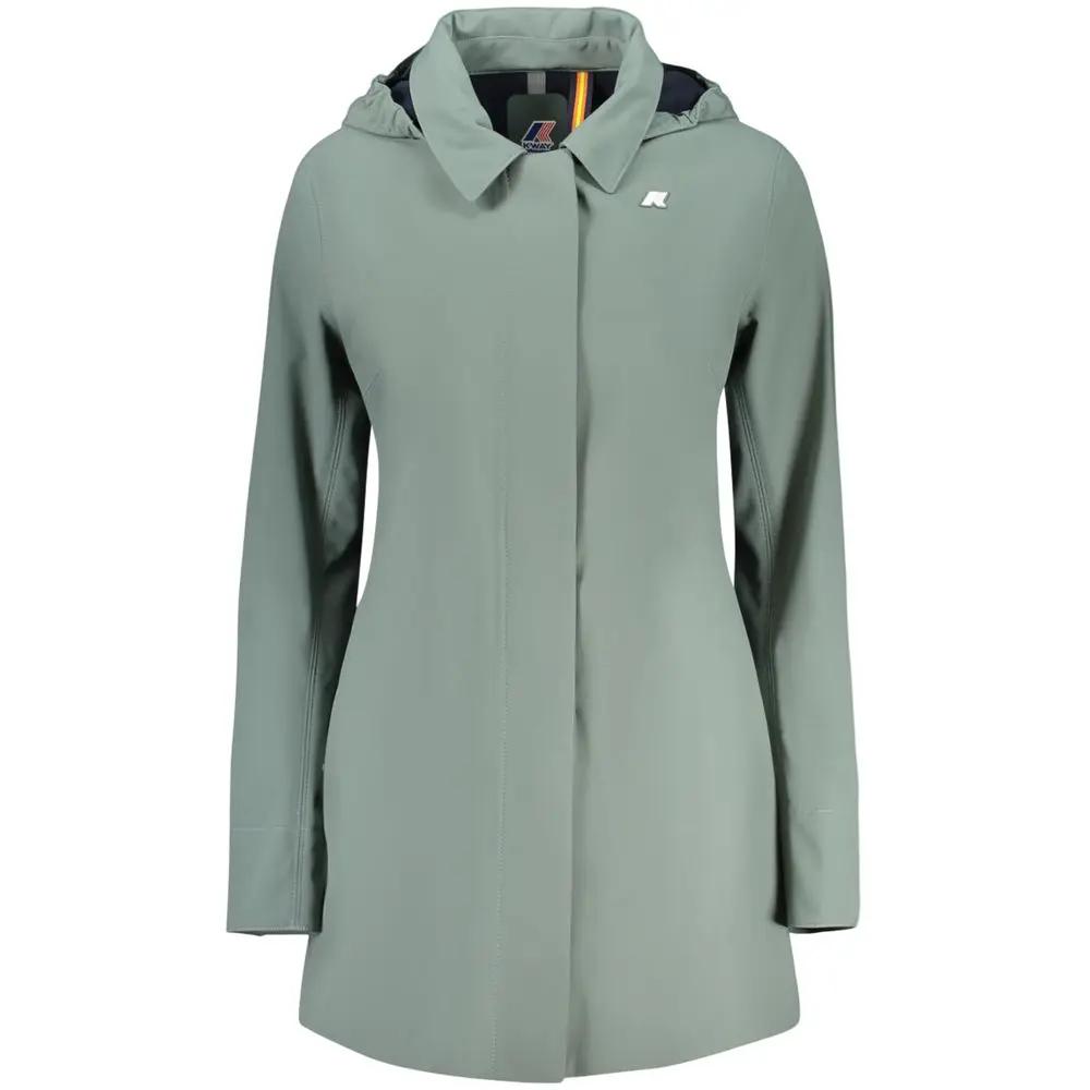 K-WAY Verde Poliestere Donna Giacca