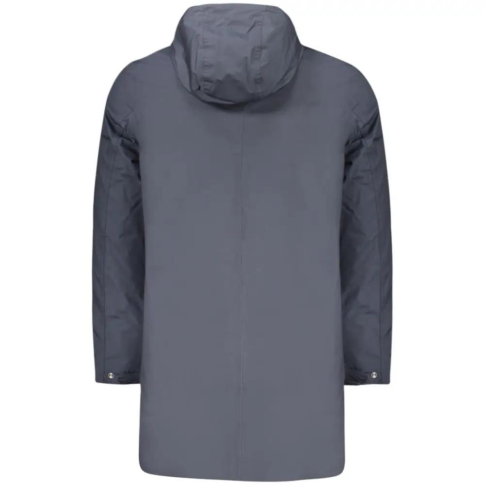 K-WAY K-WAY Blue Polyester Men's Jacket