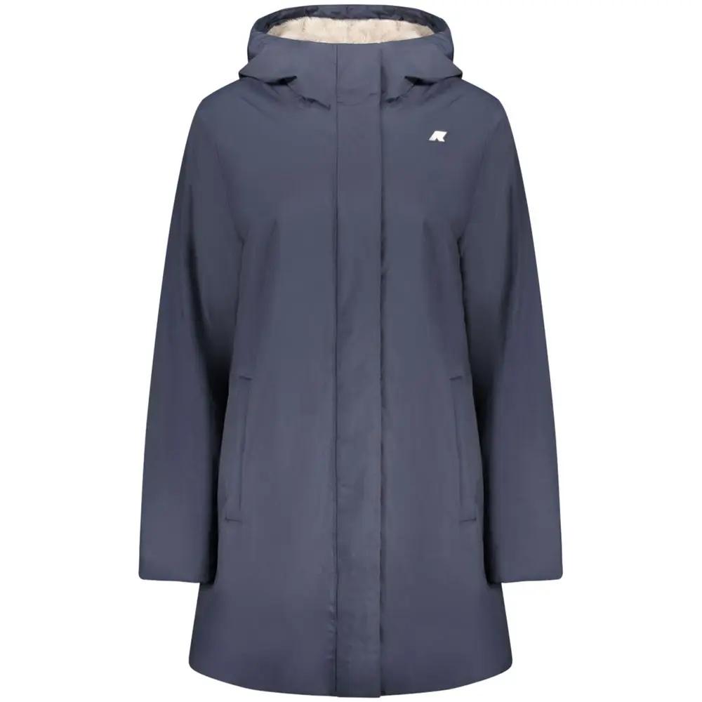 K-WAY K-WAY Blue Nylon Women's Jacket