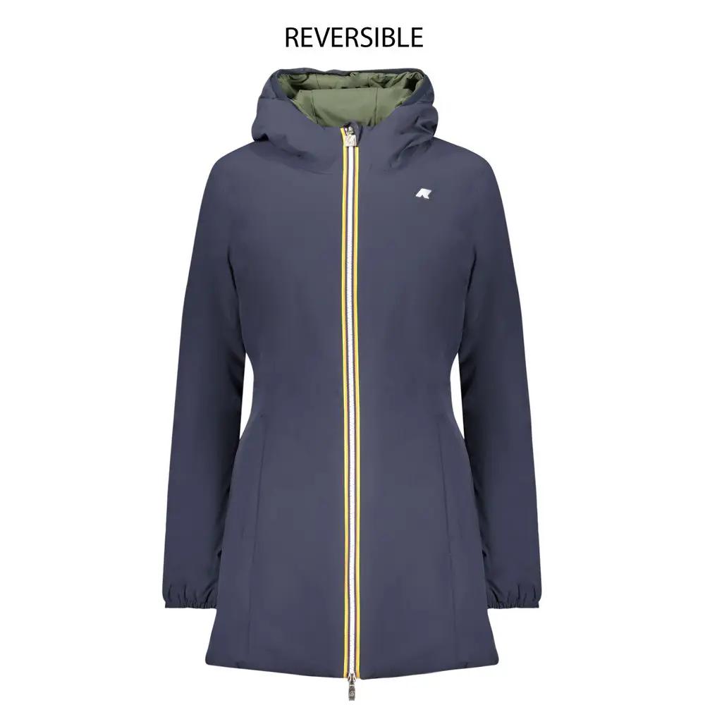 K-WAY Blue Nylon Women's Jacket