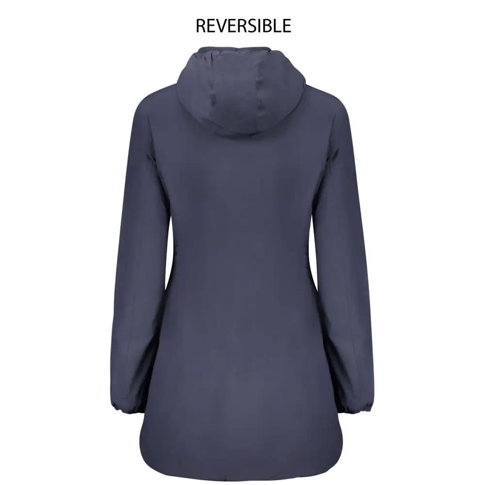 K-WAY Blue Nylon Women's Jacket