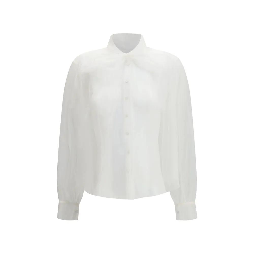 Forte_Forte Forte_Forte White Polyester Shirt