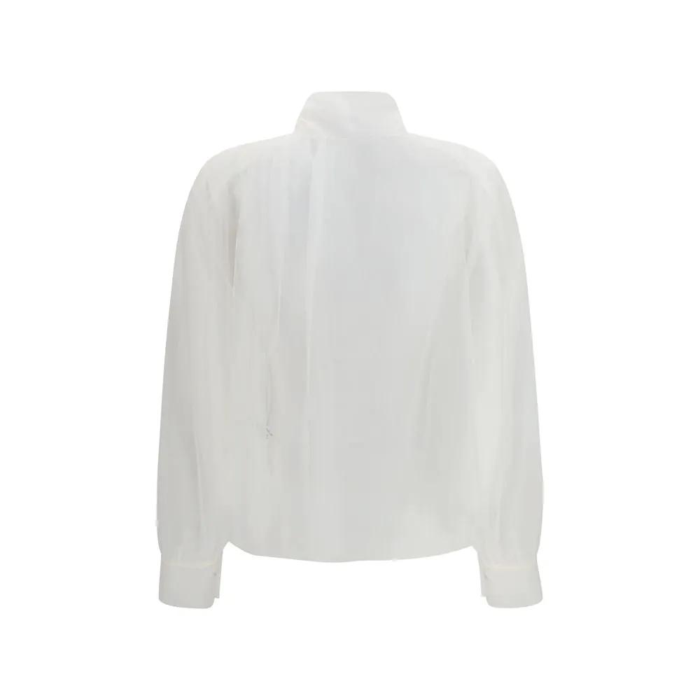 Forte_Forte Forte_Forte White Polyester Shirt