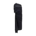 Balenciaga Black Viscose Cocktail Dress