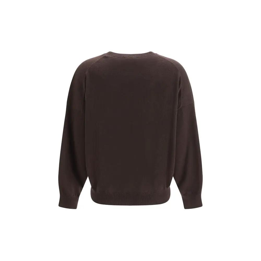 Brunello Cucinelli Brunello Cucinelli Brown Cashmere Sweater
