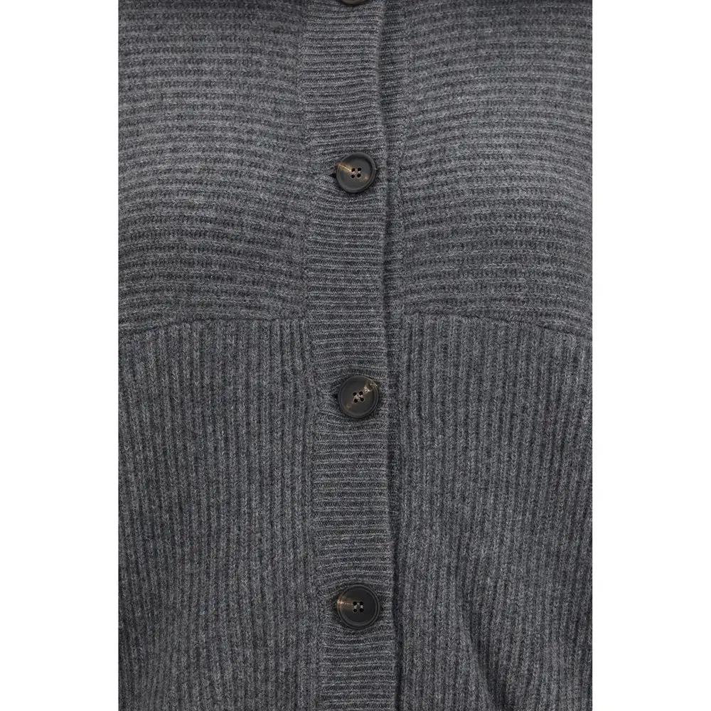Brunello Cucinelli Brunello Cucinelli Gray Cashmere Cardigan