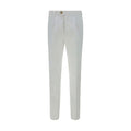 Brunello Cucinelli Brunello Cucinelli White Cotton Casual Pants