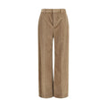 Brunello Cucinelli Brown Cotton Casual Pants