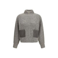 Fabiana Filippi Gray Wool Oves Aries Sweatshirt