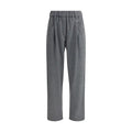 Brunello Cucinelli Gray Wool Casual Pants