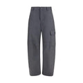 Brunello Cucinelli Brunello Cucinelli Gray Wool Oves Aries Cargo Pants