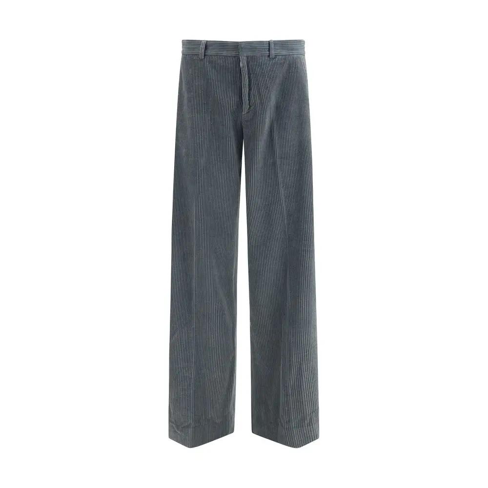 Magliano Magliano Gray Cotton Casual Pants