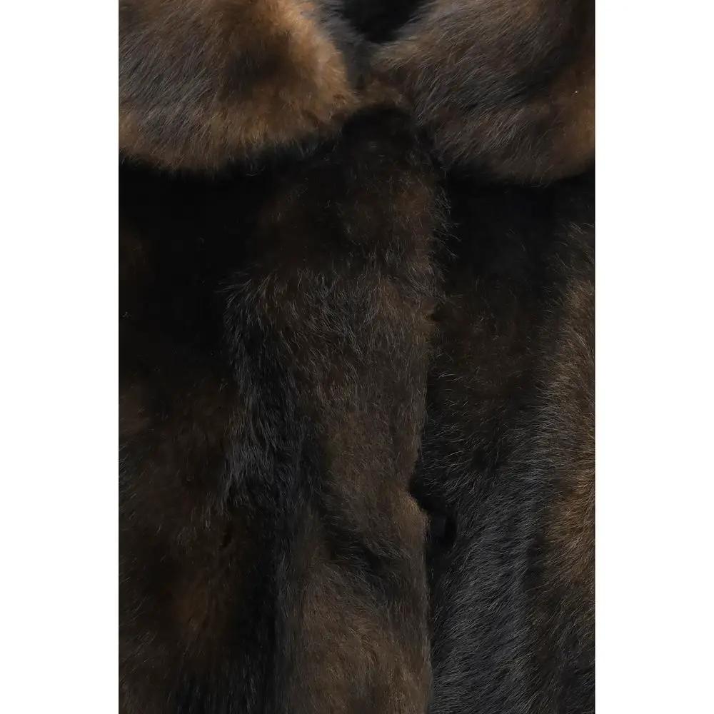Brunello Cucinelli Brown Lambskin Full-Length Jacket