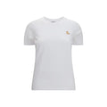 Maison Kitsuné Maison Kitsuné White Cotton T-Shirt