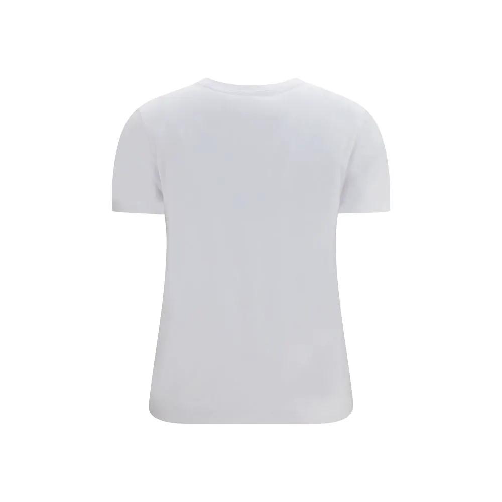 Maison Kitsuné Maison Kitsuné White Cotton T-Shirt