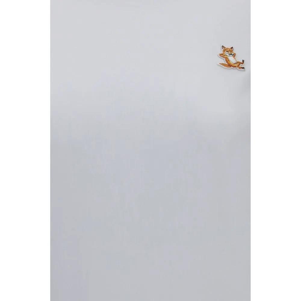 Maison Kitsuné Maison Kitsuné White Cotton T-Shirt