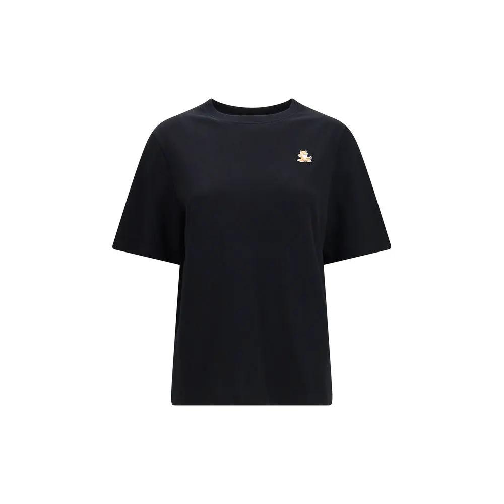 Maison Kitsuné Black Cotton T-Shirt