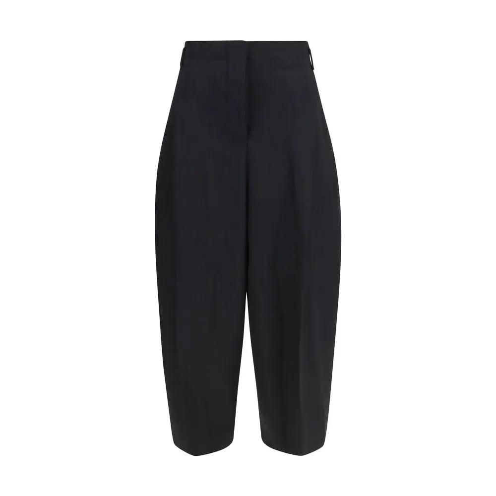 Jacquemus Black Wool Oves Aries Dress Pants