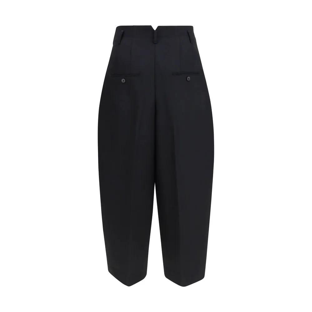 Jacquemus Black Wool Oves Aries Dress Pants