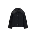 Loulou De Saison Black Wool Oves Aries Full-Length Jacket
