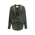 SA SU PHI SA SU PHI Bicolor Silk Blouse