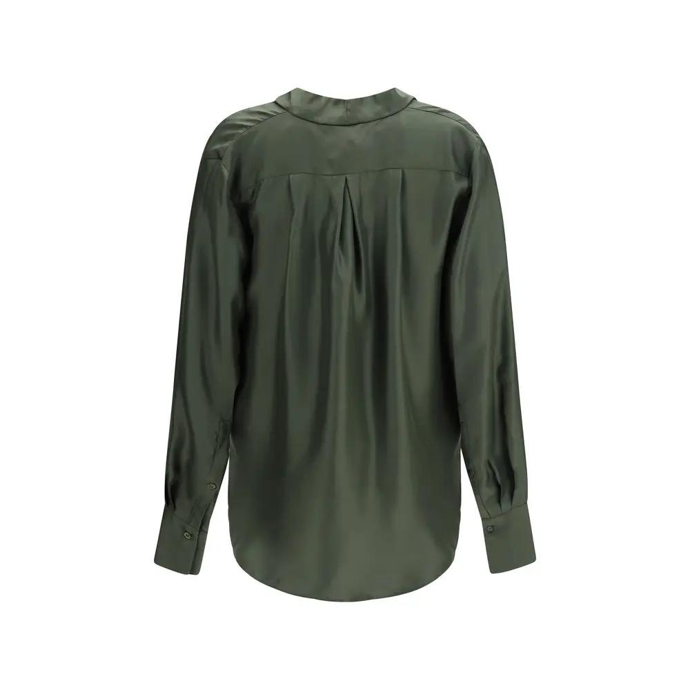 SA SU PHI SA SU PHI Bicolor Silk Blouse
