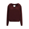 SA SU PHI SA SU PHI Bordeaux Cashmere Hoodie