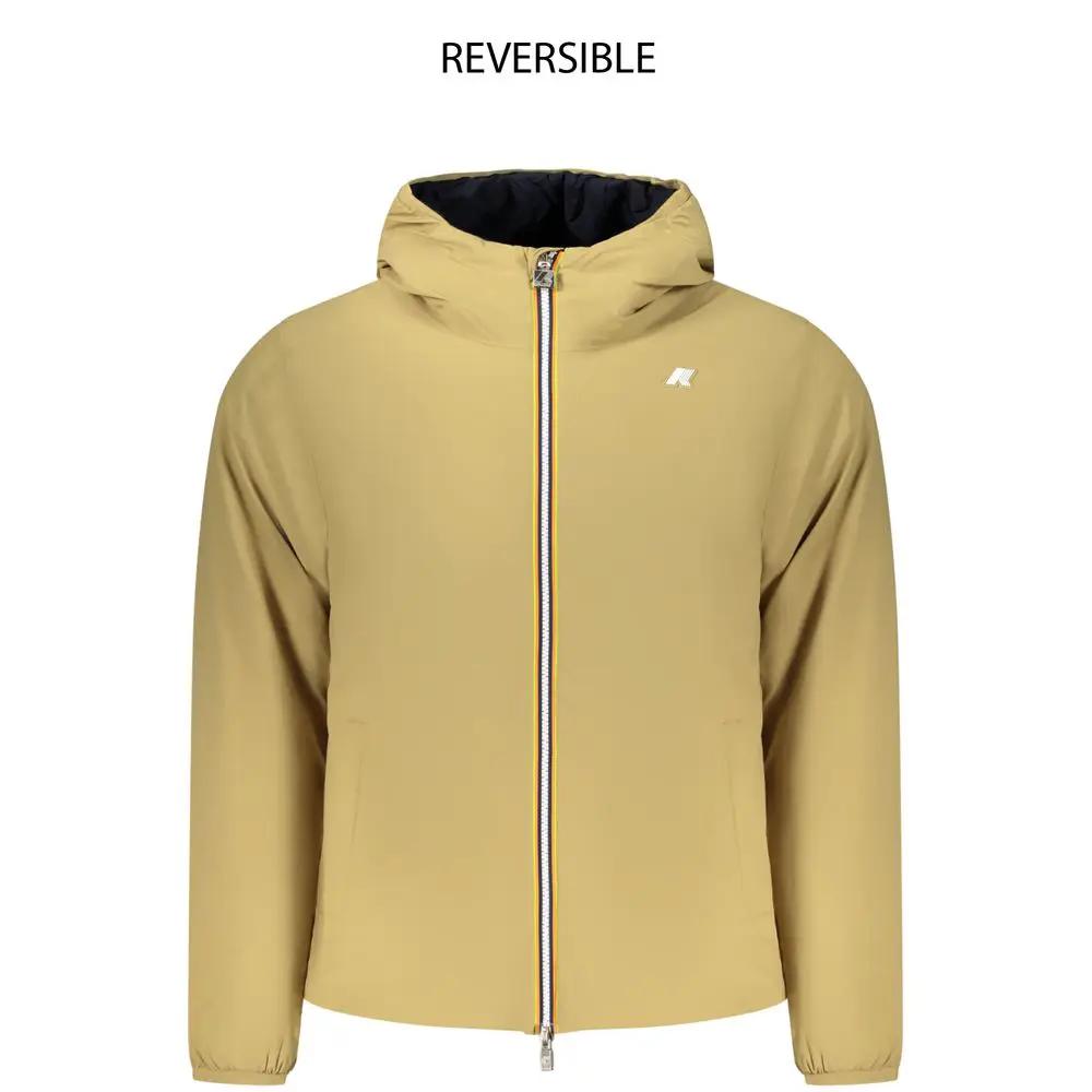 K-WAY Beige Nylon Men's Jacket