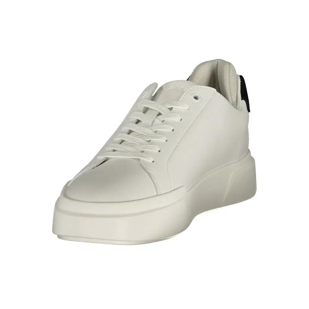 Calvin Klein Calvin Klein White Polyurethane Men Sneaker