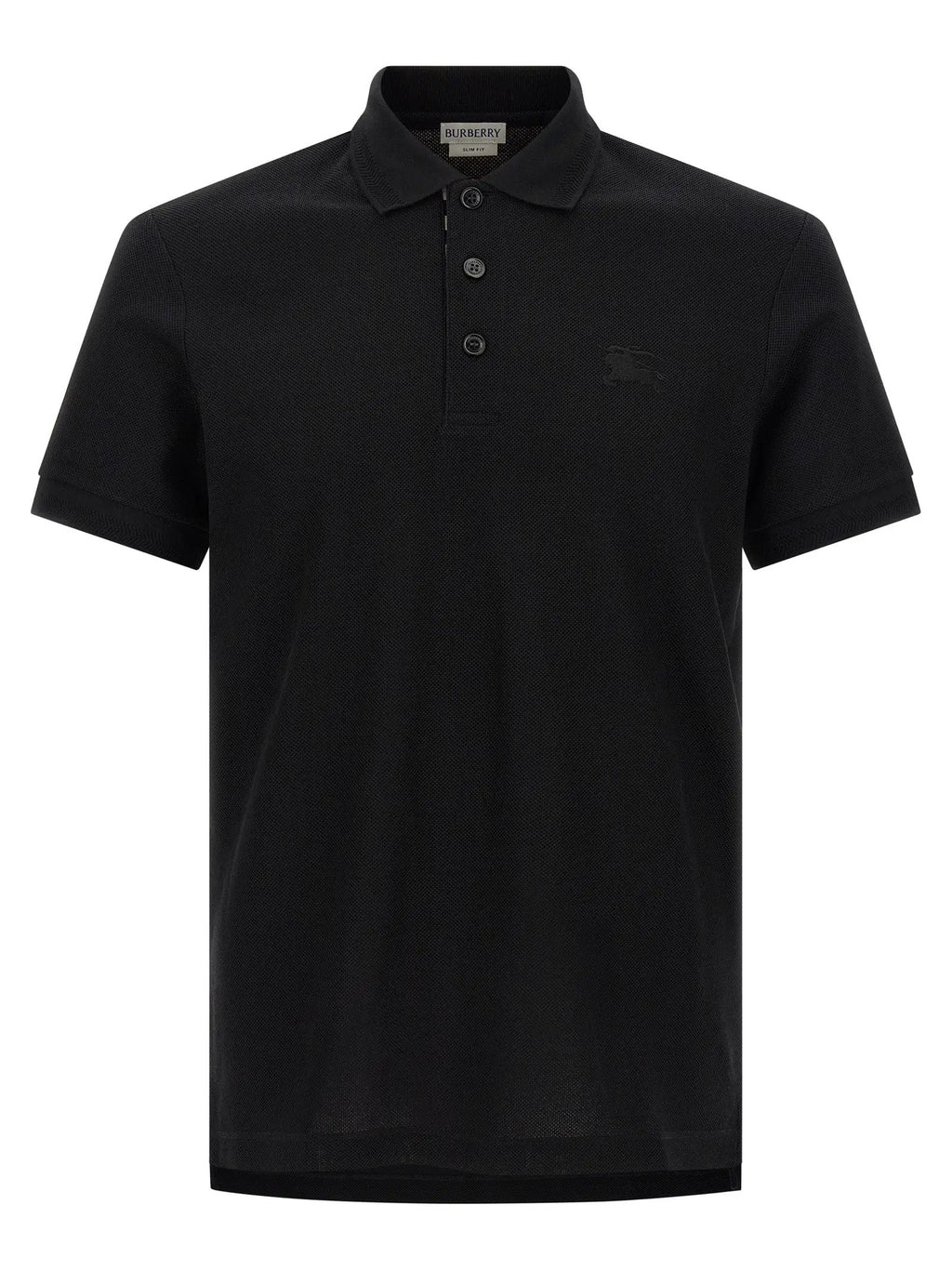 Burberry Burberry Black Cotton Polo Shirt