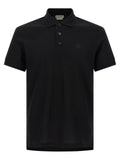 Burberry Burberry Black Cotton Polo Shirt