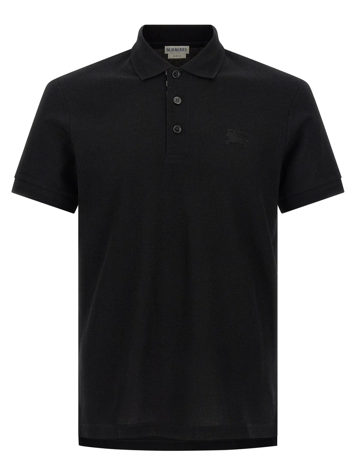 Burberry Burberry Black Cotton Polo Shirt
