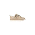 UGG Beige Suede Leather Chunky Sneakers