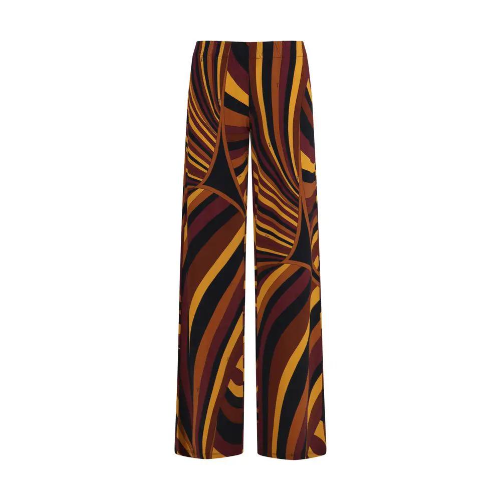 Emilio Pucci Emilio Pucci Multicolor Viscose Casual Pants