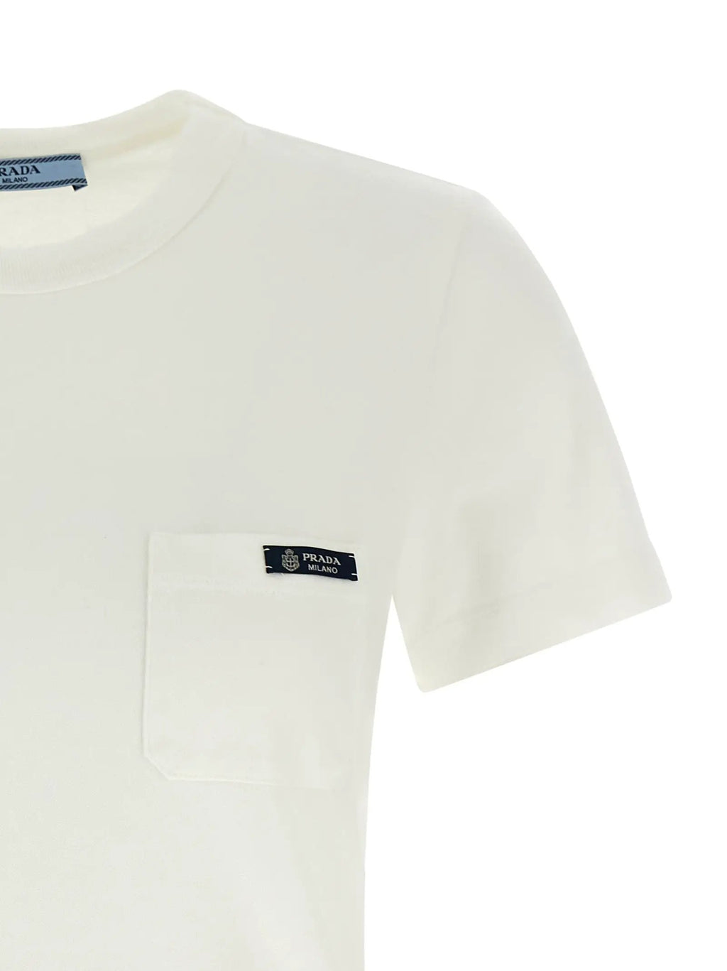 Prada White Cotton T-Shirt