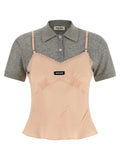 Miu Miu Multicolor Silk Shortsleeve Shirt