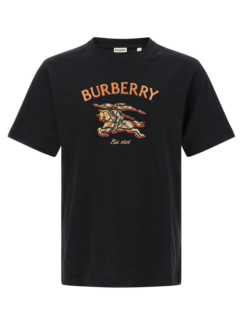 Burberry Burberry Black Cotton T-Shirt
