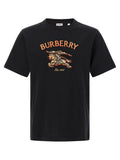 Burberry Burberry Black Cotton T-Shirt