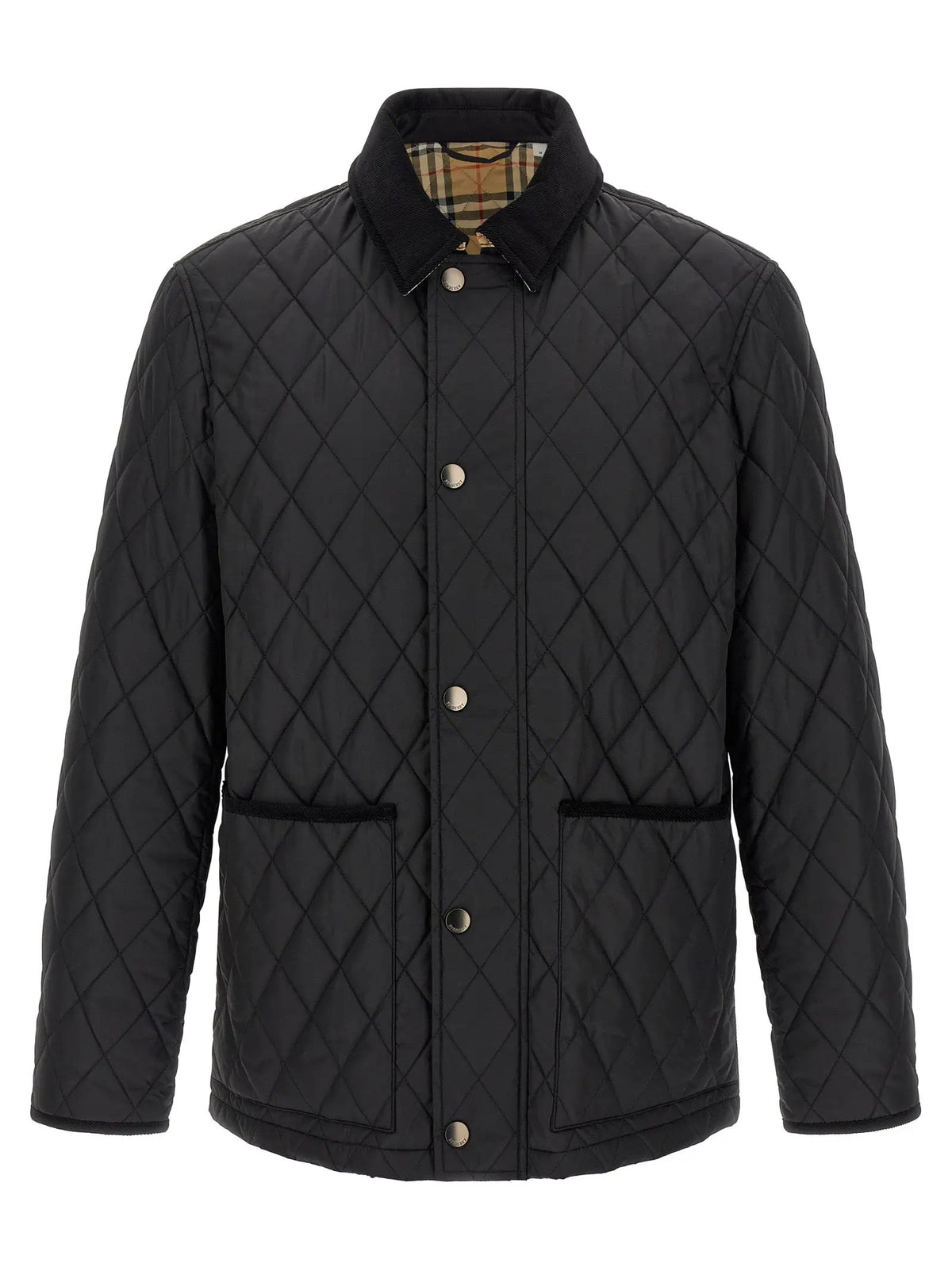 Veste matelassée noire Haddington homme – Burberry