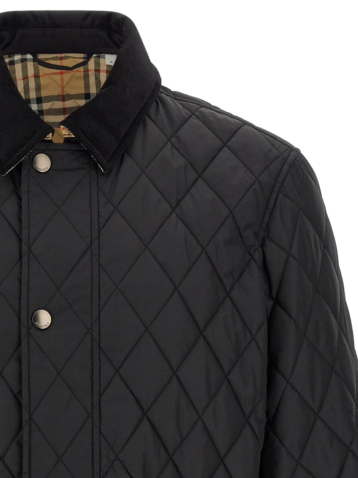 Veste matelassée noire Haddington homme – Burberry