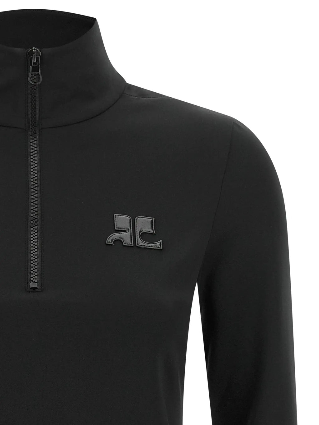 Courrèges Black Polyamide Cardigan