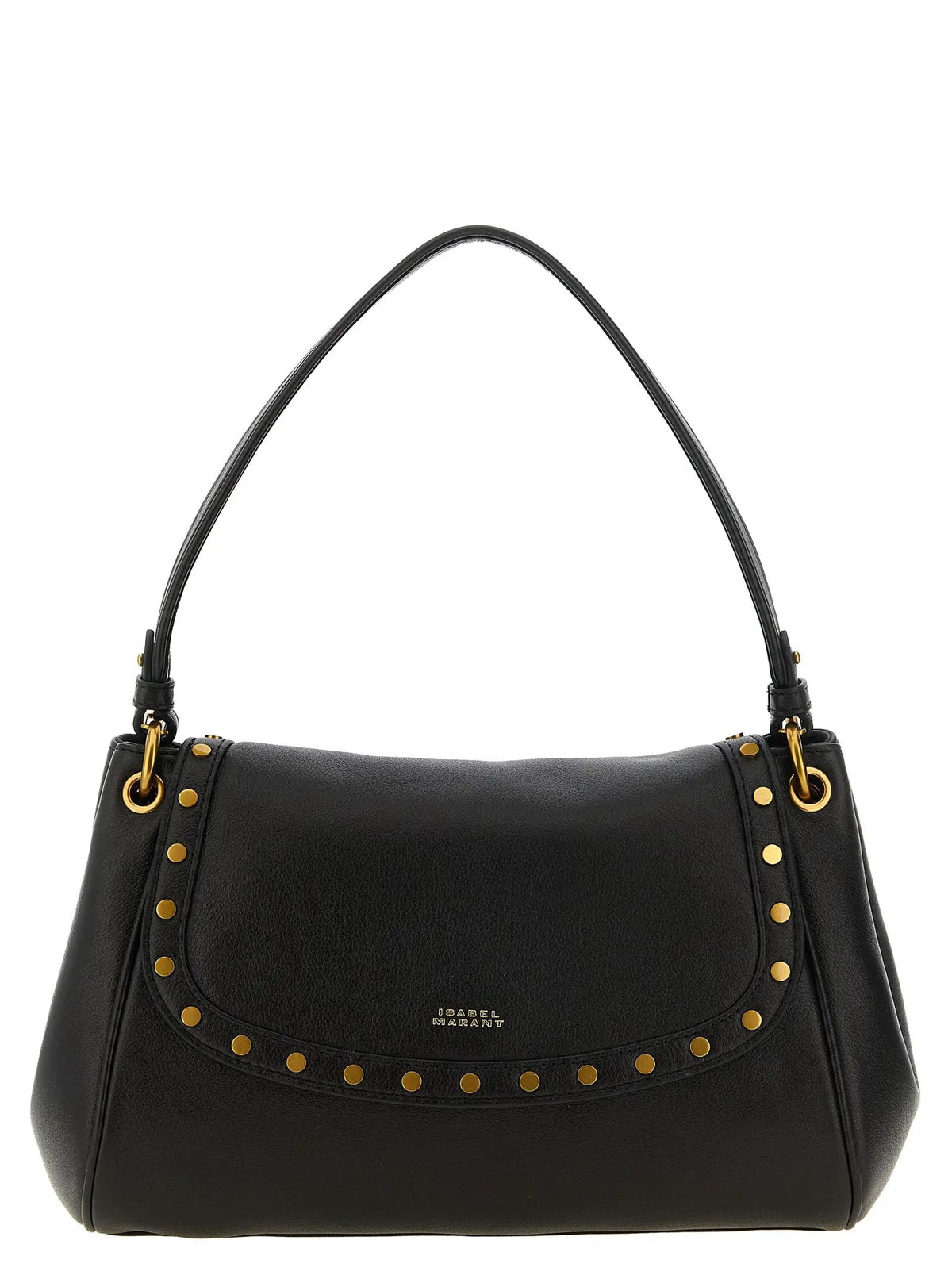 Isabel Marant Black Lamb Leather Shoulder Bag